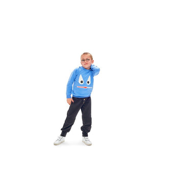 Wauw Capow Blue Hoodie Boys Sweatshirt | Kids Fashion - My Little Thieves