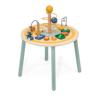 Wooden animal activity table - My Little Thieves