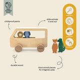Wooden animal bus - My Little Thieves