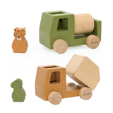 Wooden animal construction cars set - My Little Thieves