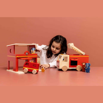 Wooden Fire Truck - My Little Thieves