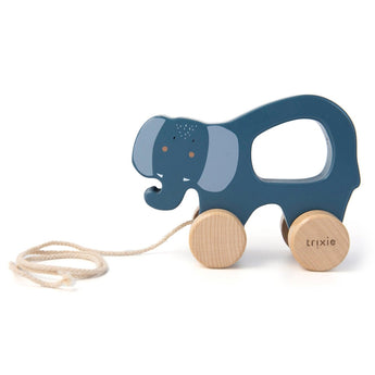 Wooden Pull Along Toy - Assorted Animal Characters - My Little Thieves
