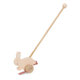 Wooden Push Along Toy - Dino and Rabbit - My Little Thieves