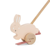 Wooden Push Along Toy - Dino and Rabbit - My Little Thieves