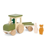 Wooden tractor with trailer - My Little Thieves