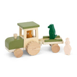Wooden tractor with trailer - My Little Thieves