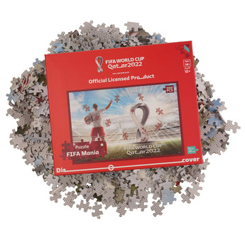 World Cup Qatar 2022 1000 official FIFA Themed Jigsaw Puzzle Frame Learning Educational Toys - My Little Thieves