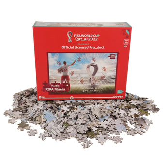World Cup Qatar 2022 1000 official FIFA Themed Jigsaw Puzzle Frame Learning Educational Toys - My Little Thieves