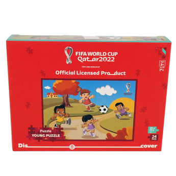World Cup Qatar 2022 Football Soccer Jigsaw Puzzle for Kids Learning Educational Toy (25x17.5 cm) - My Little Thieves
