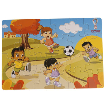 World Cup Qatar 2022 Football Soccer Jigsaw Puzzle for Kids Learning Educational Toy (25x17.5 cm) - My Little Thieves