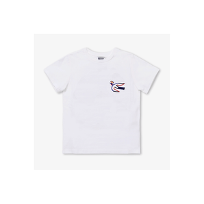 World Of Pop White Birds Protect Kids T Shirt | Organic Cotton Nature Print - My Little Thieves