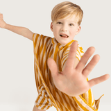 Yellow Striped Poncho - My Little Thieves