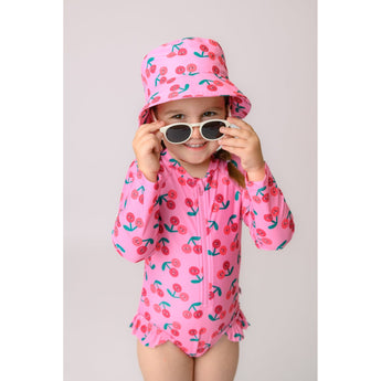 Zoocchini Girls Long Sleeve Swimsuit | Upf 50+ Sun Protection - My Little Thieves
