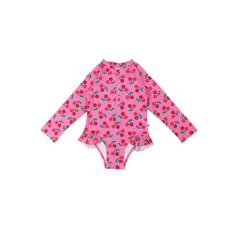 Zoocchini Girls Long Sleeve Swimsuit | Upf 50+ Sun Protection - My Little Thieves