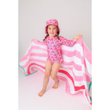 Zoocchini Girls Long Sleeve Swimsuit | Upf 50+ Sun Protection - My Little Thieves