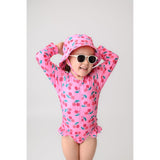 Zoocchini Girls Long Sleeve Swimsuit | Upf 50+ Sun Protection - My Little Thieves