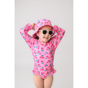 Zoocchini Girls Long Sleeve Swimsuit | Upf 50+ Sun Protection - My Little Thieves