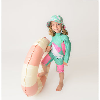 Zoocchini One Piece Rashguard Surf Suit | Upf 50+ Kids Swimwear - My Little Thieves