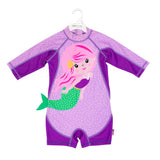 Zoocchini One Piece Surf Swimsuit Long Sleeve | Kids Sun Protection - My Little Thieves