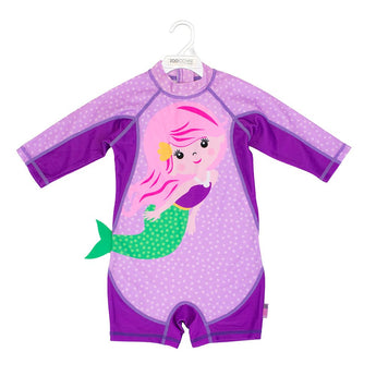 Zoocchini One Piece Surf Swimsuit Long Sleeve | Kids Sun Protection - My Little Thieves