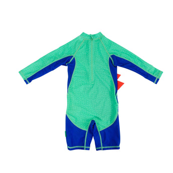 Zoocchini One Piece Surf Swimsuit Long Sleeve | Kids Sun Protection - My Little Thieves