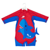 Zoocchini One Piece Surf Swimsuit Long Sleeve | Kids Sun Protection - My Little Thieves