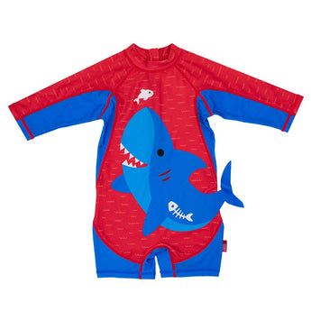 Zoocchini One Piece Surf Swimsuit Long Sleeve | Kids Sun Protection - My Little Thieves