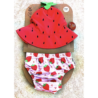 Zoocchini Reusable Swim Diaper & Sun Hat Set | Upf 50+ Baby Swimwear - My Little Thieves