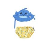 Zoocchini Reusable Swim Diaper & Sun Hat Set | Upf 50+ Baby Swimwear - My Little Thieves