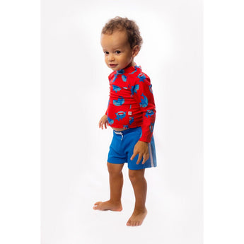 Zoocchini Upf 50+ Rashguard Swim Top & Short Set For Kids - My Little Thieves