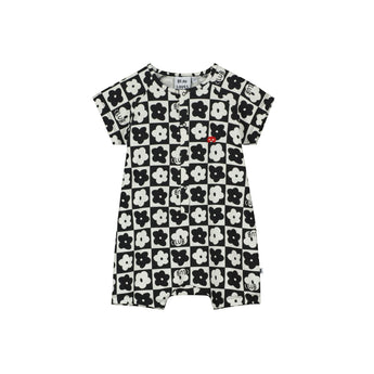 Beau Loves Club Black Short Sleeve Romper | Romper Baby