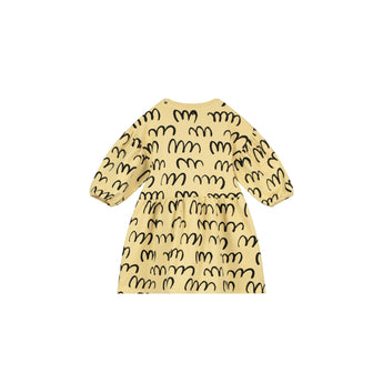 Beau Loves Sand Scribble Gathering Dress | Aw22
