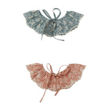 Bonheur Dujour Lotus Flower Print Flounced Collar Removable | Collar