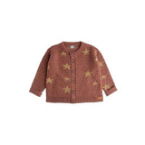 Tocoto Vintage Cardigan Lurex Stars | Pink