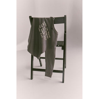 Beau Loves Dark Gull Grey 'Dear World' Relaxed Fit Sweater | Aw23