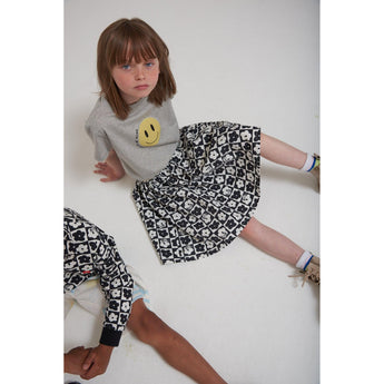 Beau Loves Grey Melange Smile T Shirt | Beau Loves