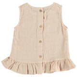 Piknic Barcelona Leandra Frilled Pink Top | Pink