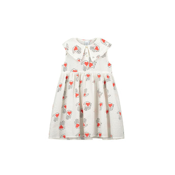 Beau Loves Natural Hold My Heart Print Lyla Dress | Beau Loves