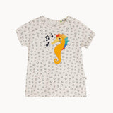 The Bonnie Mob Seahorse T Shirt | Black