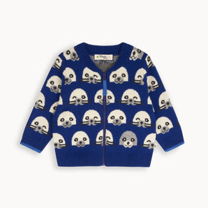 The Bonnie Mob Seal Jaquard Cardigan | Aw22
