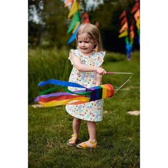 The Bonnie Mob Sunnies Sun Dress With Frill Shoulder | Dresses