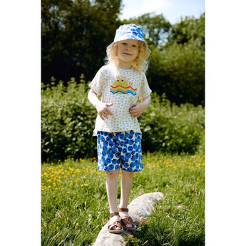 The Bonnie Mob Sunshine Waves T Shirt | Black