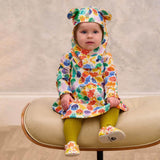 The Bonnie Mob Multico Acorns Dress | Aw22