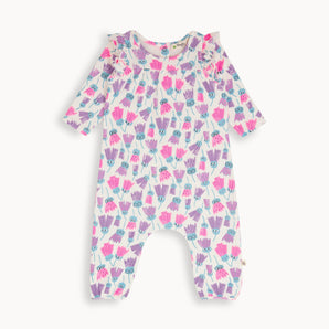 The Bonnie Mob Thistle Jumpsuit With Frill Shoulder | Jumpsuit Girl