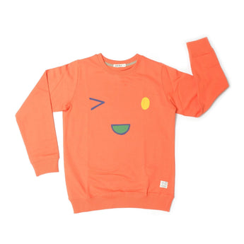 Indikidual - Dimple Face Organic Cotton Kids Sweatshirt