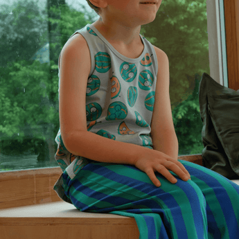 Indikidual - Melon Man Organic Cotton Kids Tank Vest Top - detail image 2