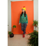 Indikidual - Monstera Leaf Organic Cotton Harem Pants - detail image 3