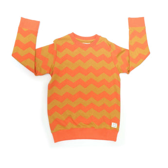 Indikidual - Zig Zag Organic Cotton Unisex Sweatshirt