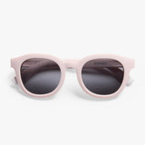 Barner Andy Sun Baby Cotton Candy pink polarised sunglasses, front product view, age 0 to 9 months
