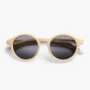Barner Le Marais Sun Baby Vanilla cream polarised sunglasses, front view, 0-9 months